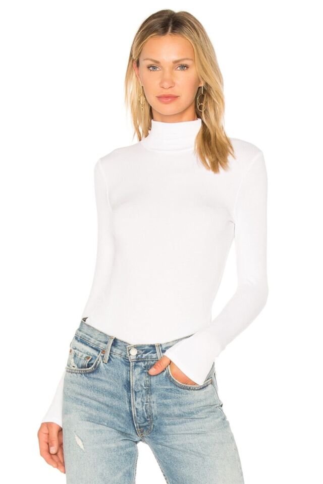 Kadın Uzun Kol Çift Kat Ipek Jarse Bodysuit