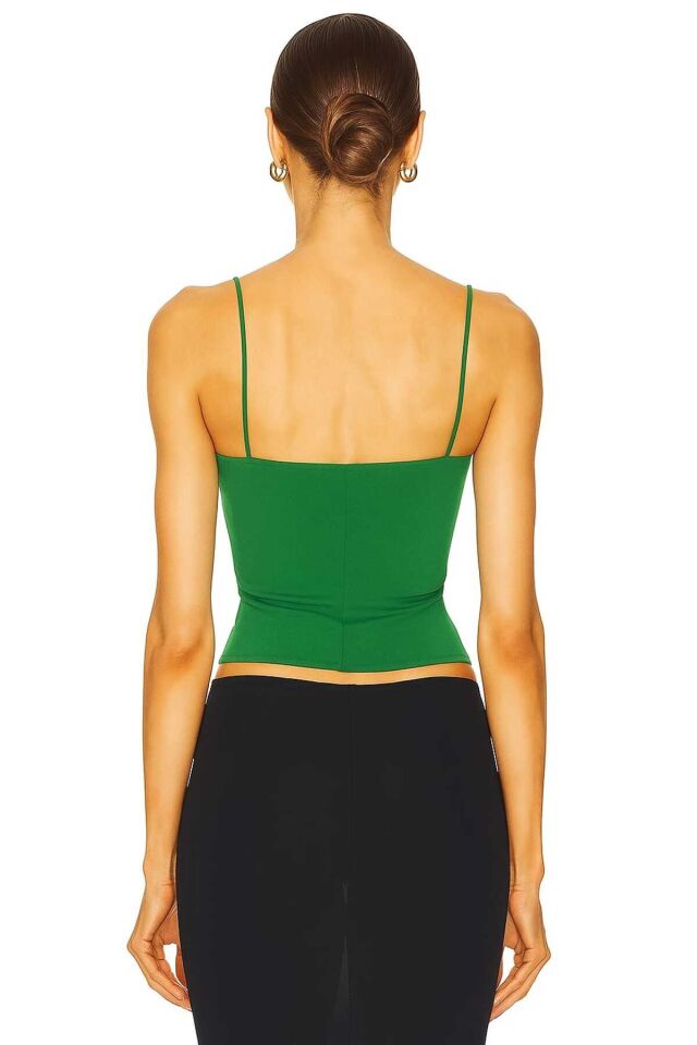 Kadın Straplez İp Askılı Crop Top